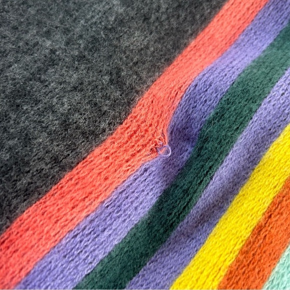 NEW colorful luxe fringe oversized ladies scarf, Renee's NYC Accessories, acryli - Picture 3 of 8